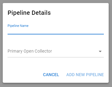 Pipelines - New Pipelines - New